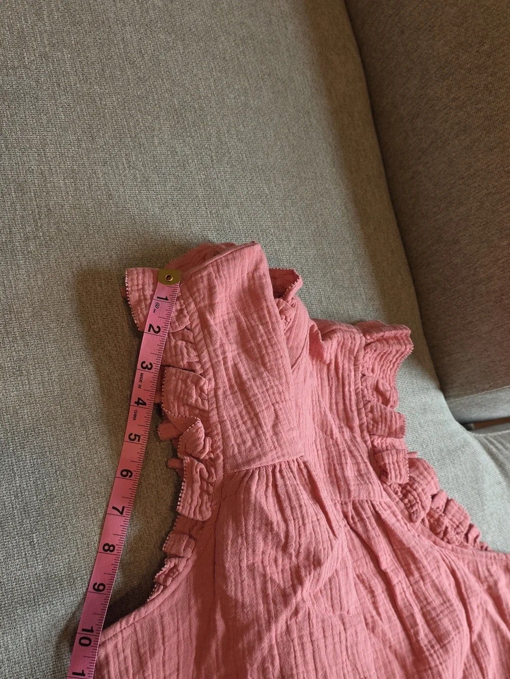 J. Crew Ruffled Sleeveless Top XL